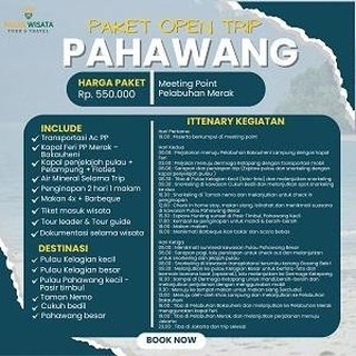 OPEN TRIP PAHAWANG 3 HARI 2 MALAM