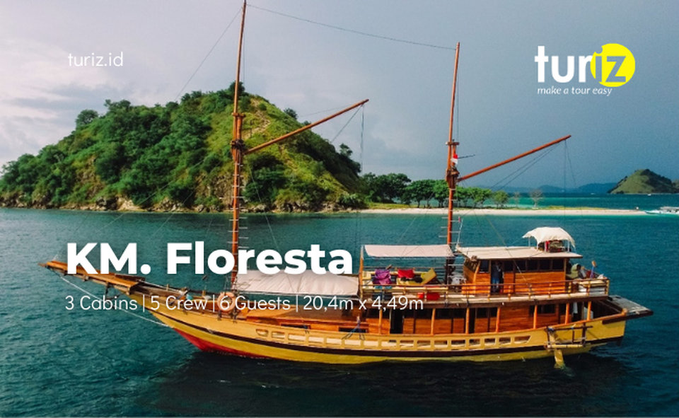 Sewa Kapal Phinisi Floresta Liveaboard Labuan Bajo