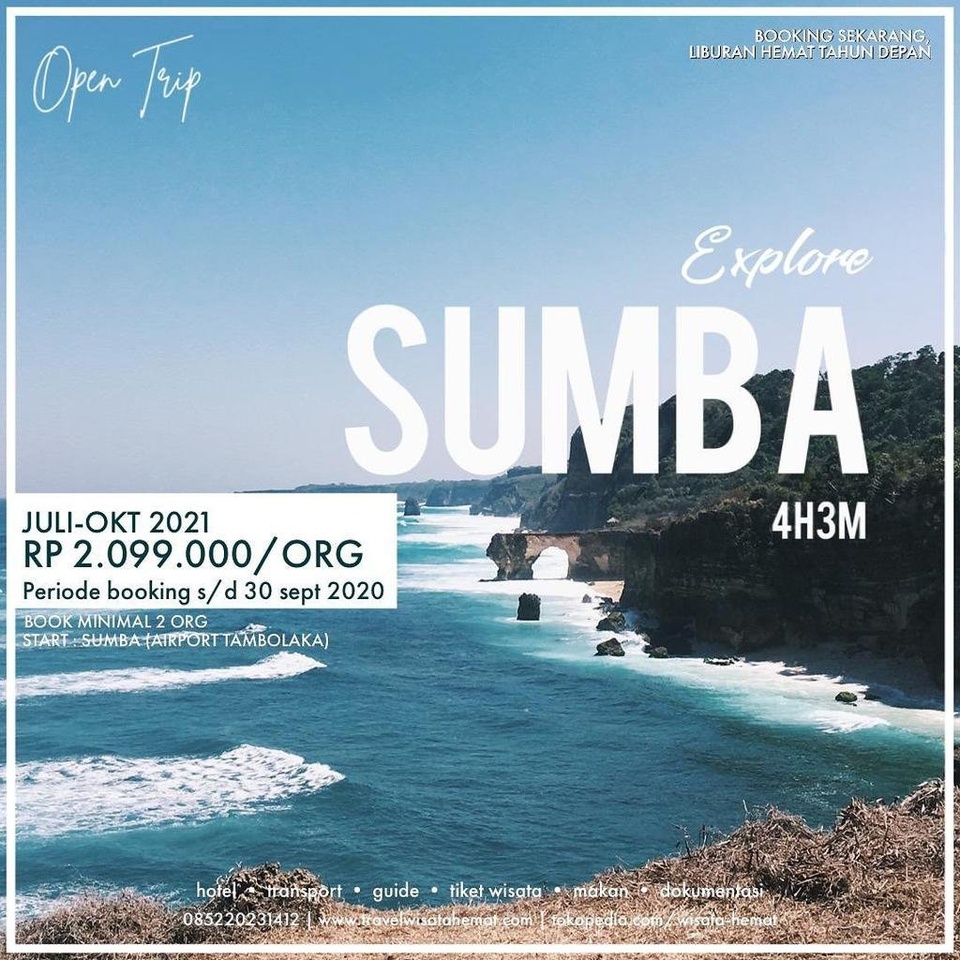OPEN TRIP SUMBA 2021