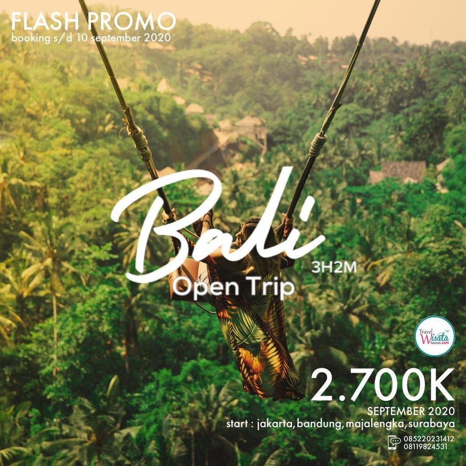 FLASH PROMO BALI 2020