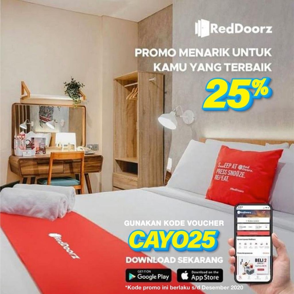 Promo Diskon 25% RedDoorz
