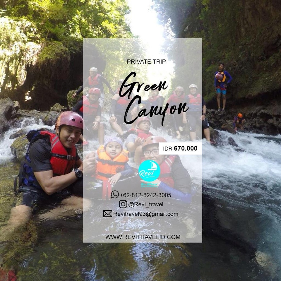 OPEN TRIP / PAKET WISATA / GATHERING GREEN CANYON PANGANDARAN