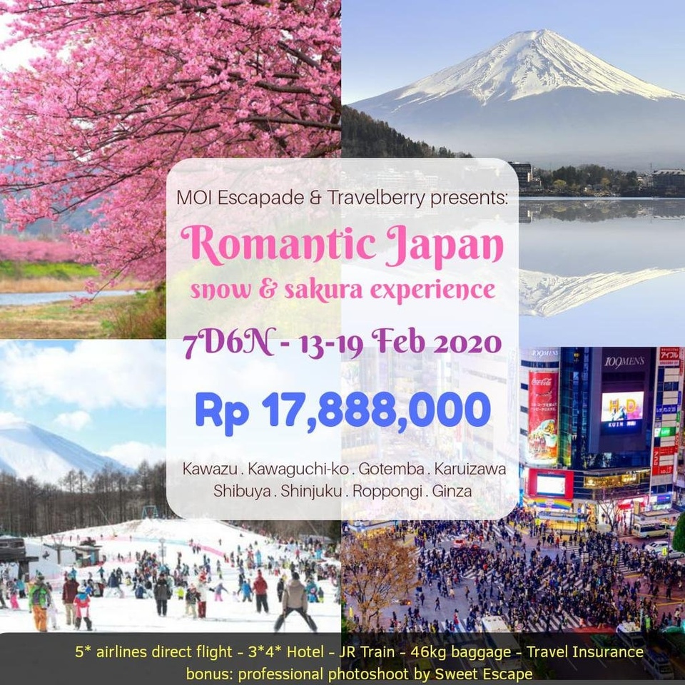 Romantic Japan - Sakura and Snow Experience
