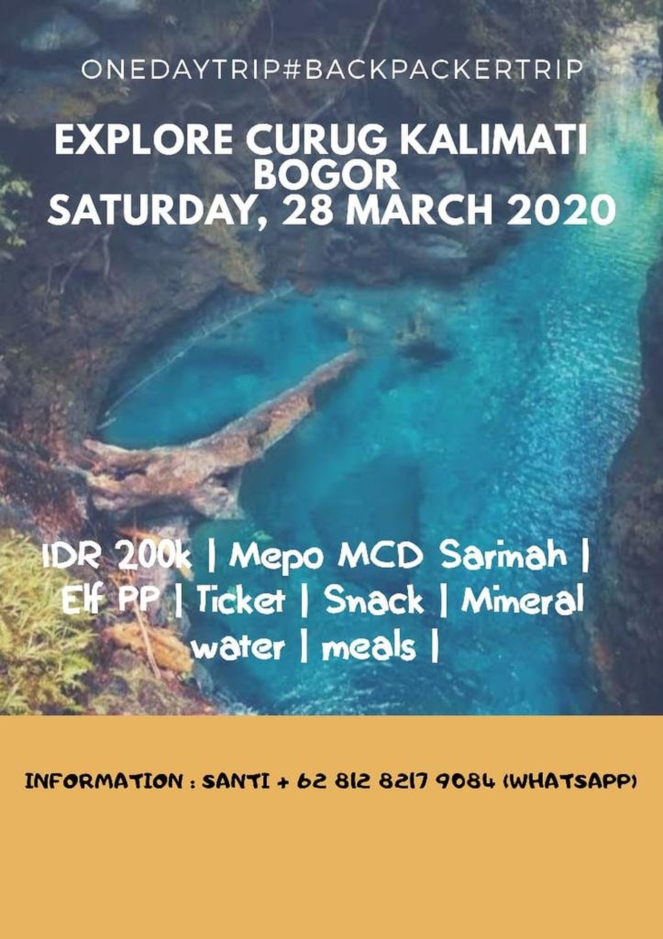 Explore Curug kalimati, Taman Sari, Bogor