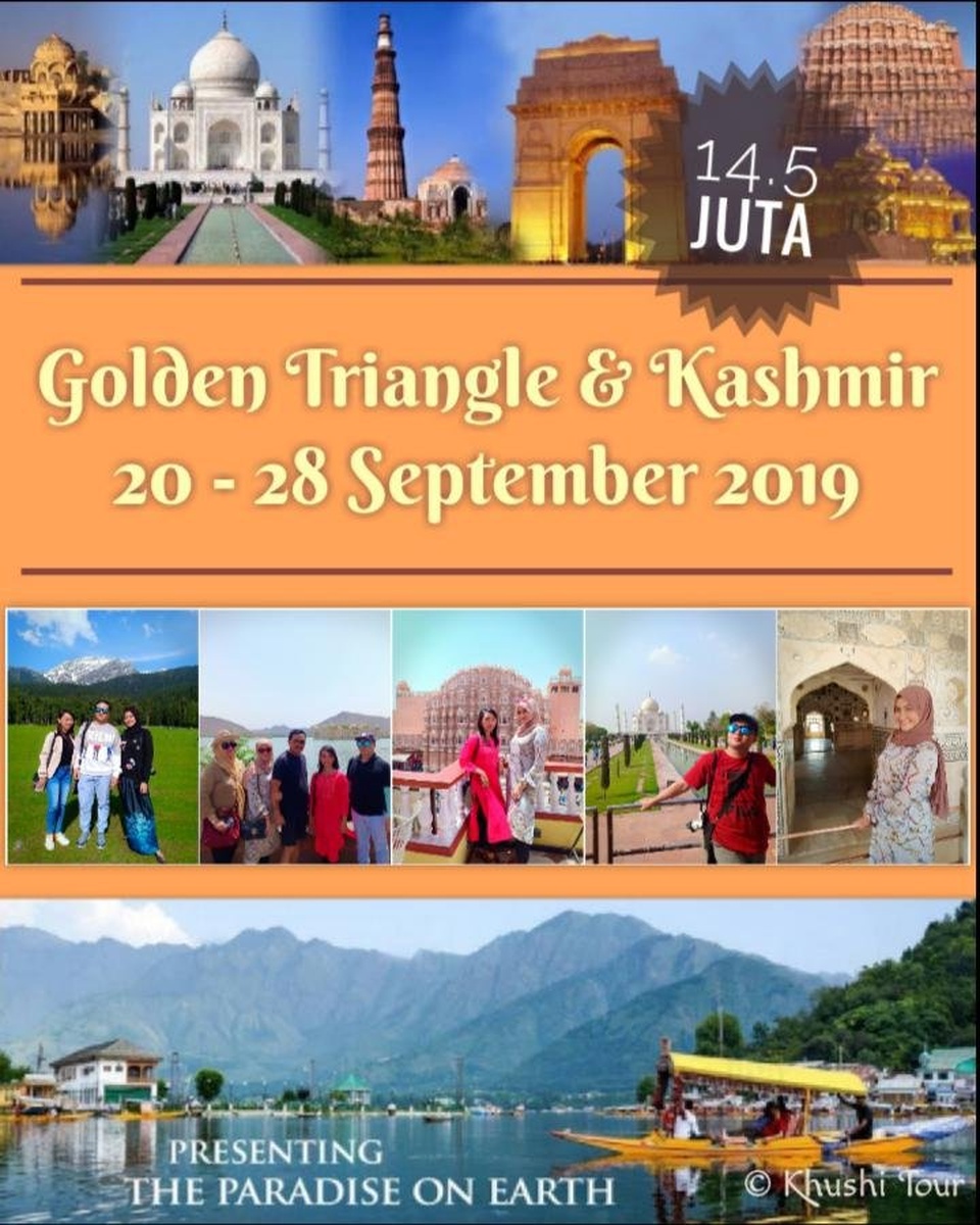 OPEN TRIP INDIA - GOLDEN TRIANGLE & KASHMIR