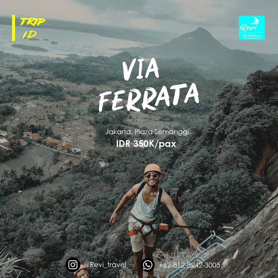 OPEN TRIP / PAKET WISATA / GATHERING VIA FERRATA GUNUNG PARANG PURWAKARTA