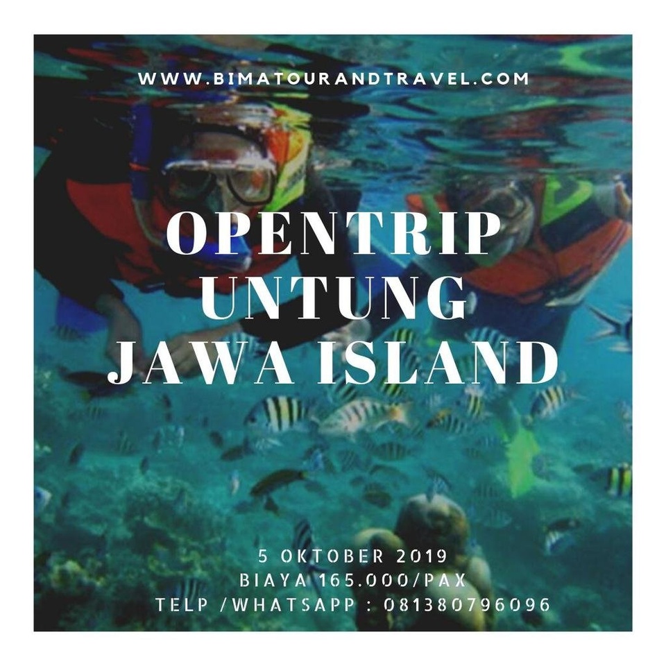ONE DAY TRIP UNTUNG JAWA ISLAND 5 OKTOBER 2019