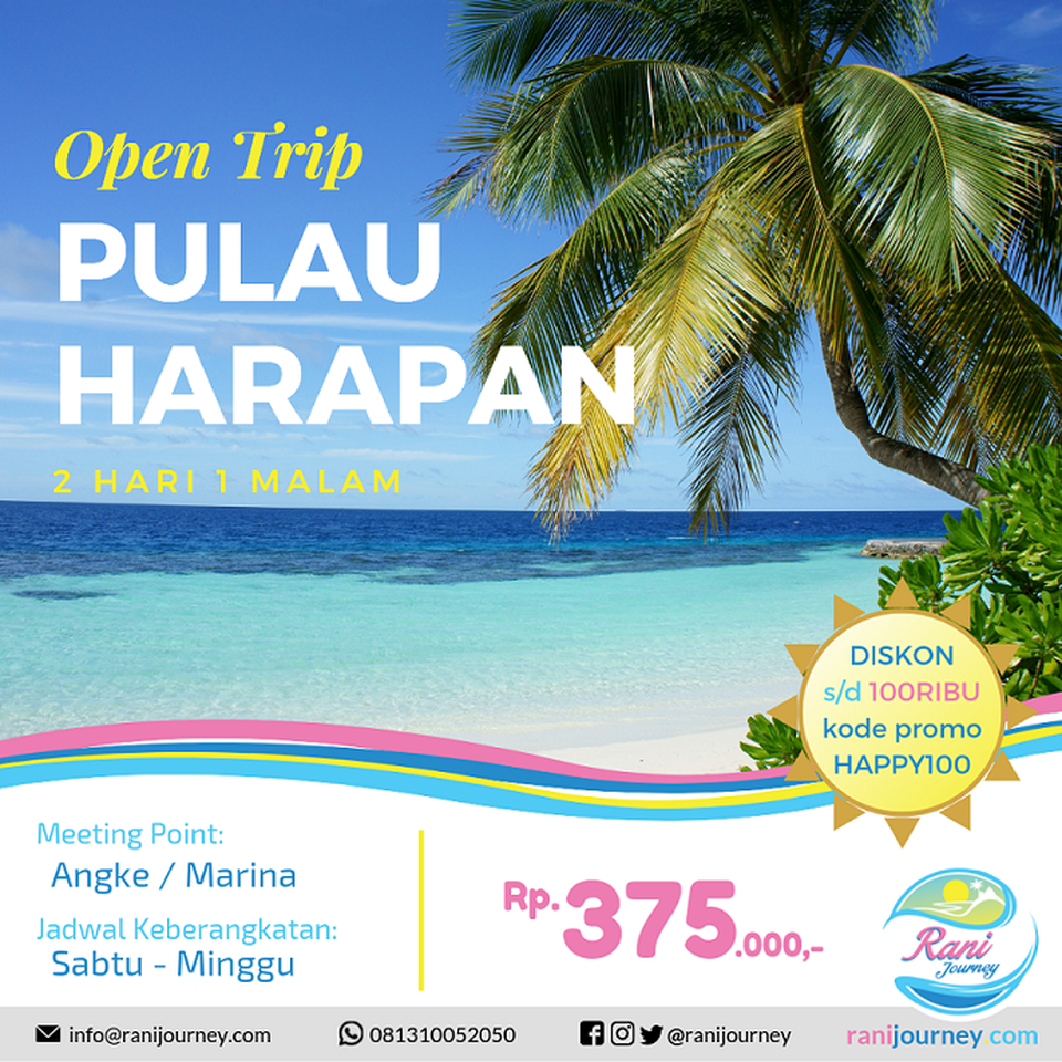 OPEN TRIP PULAU HARAPAN