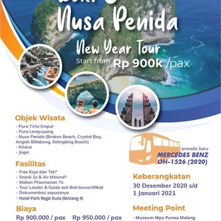 OPEN TRIP NUSA PENIDA || SURABAYA & MALANG