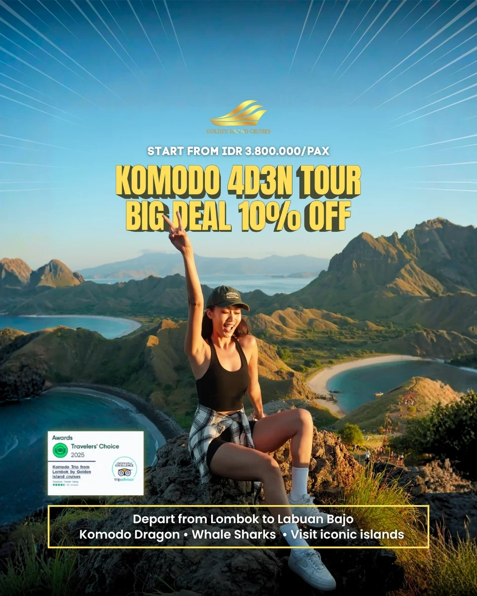 komodo trip dari lombok ke labuan bajo lagi ada diskon 10