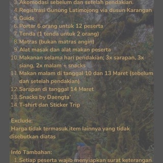 Pendakian Gunung Latimojong, Sulawesi Selatan 10-14 Maret 2023