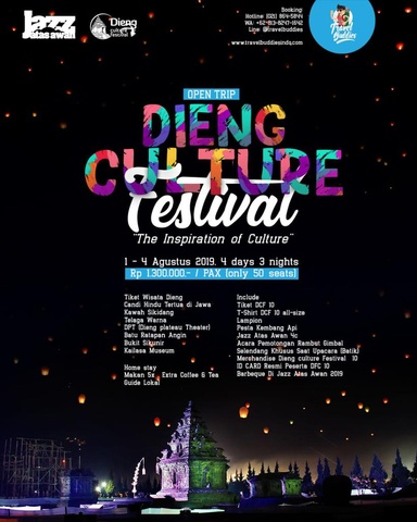 Paket Open Trip Dieng Culture Festival (DCF) 2019 (6 seats only!!)