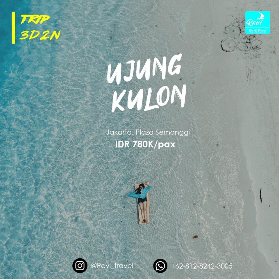 OPEN TRIP / PAKET WISATA / GATHERING PULAU PEUCANG UJUNG KULON