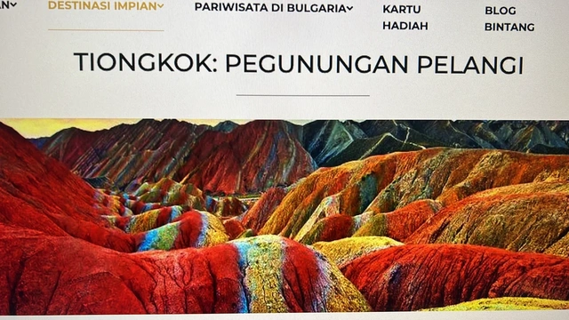 Rainbow Mountain di Zhangye - Yunnan, Trip Santai (Itin bikin bareng)