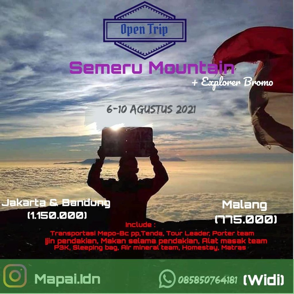 Open Trip explore Semeru & Bromo