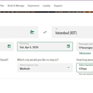 umroh mandiri start jakarta (stopover) Saudi Airlines