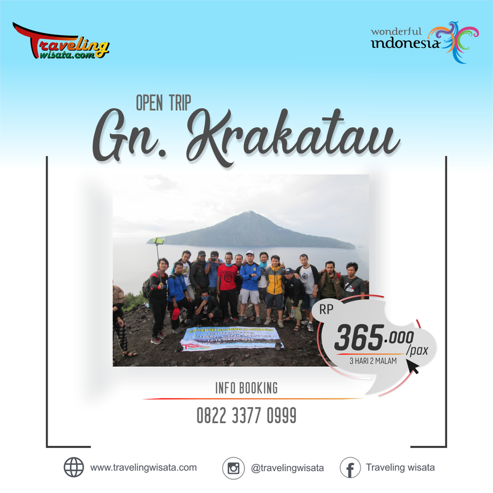 Open Trip Krakatau 3 Hari 2 Malam