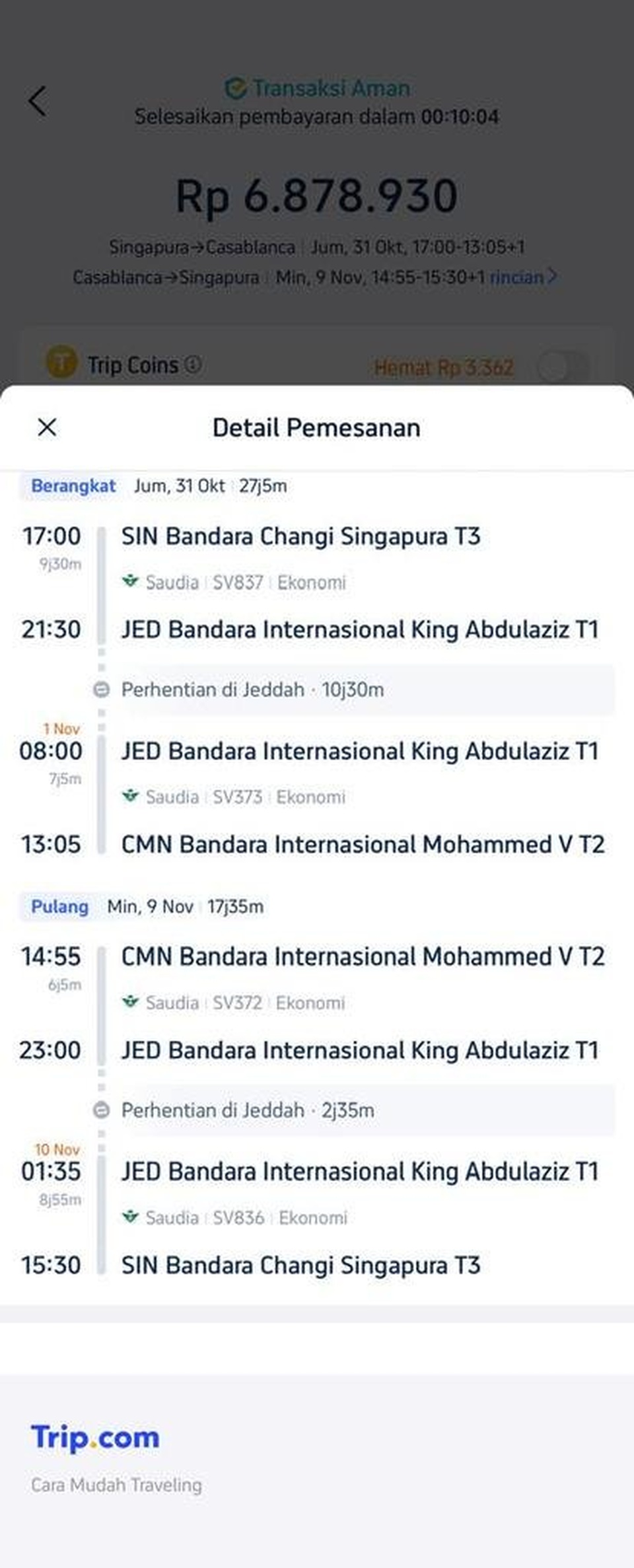 cari temen barengan ke maroko (umroh transit) 31 okt - 10 nov 2025