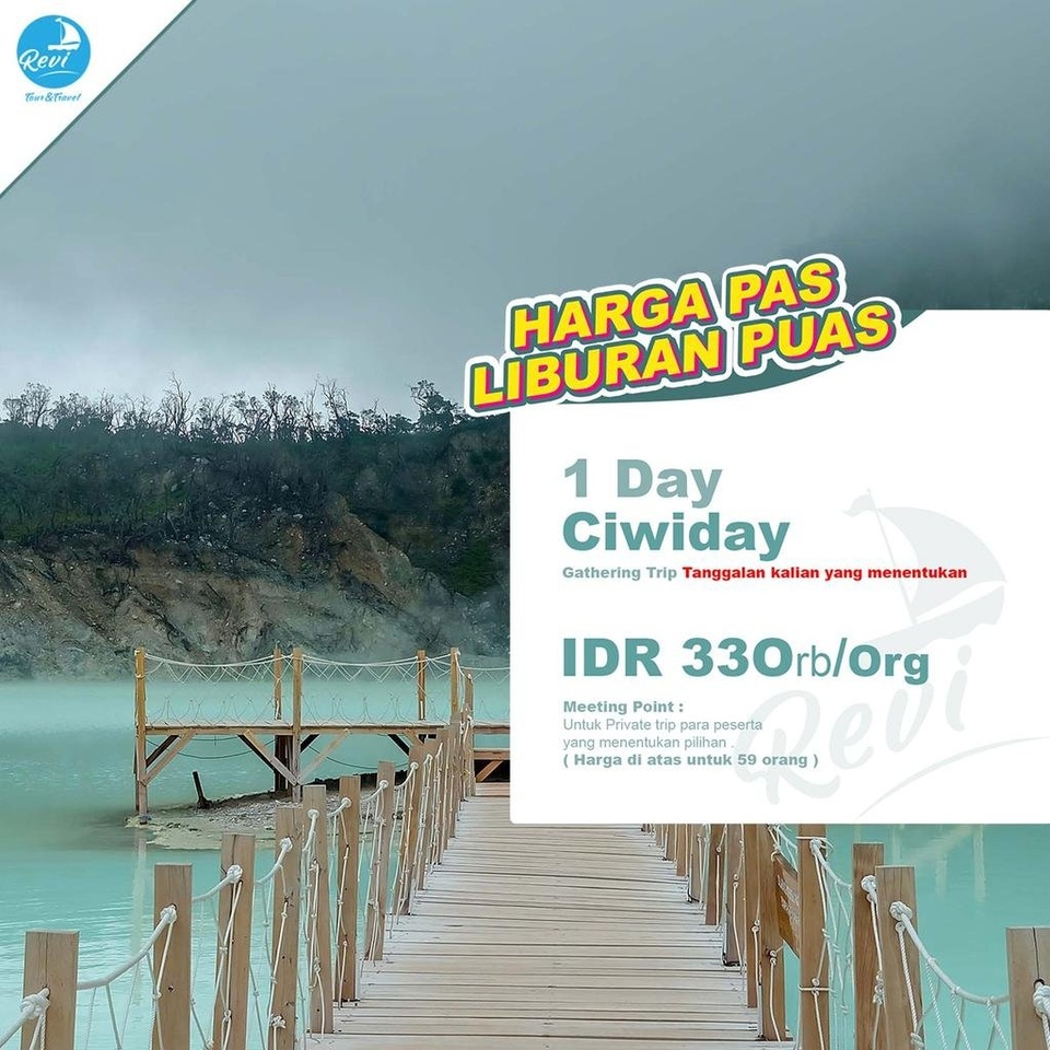 Paket Gathering dan private Tour Bandung - Ciwidey
