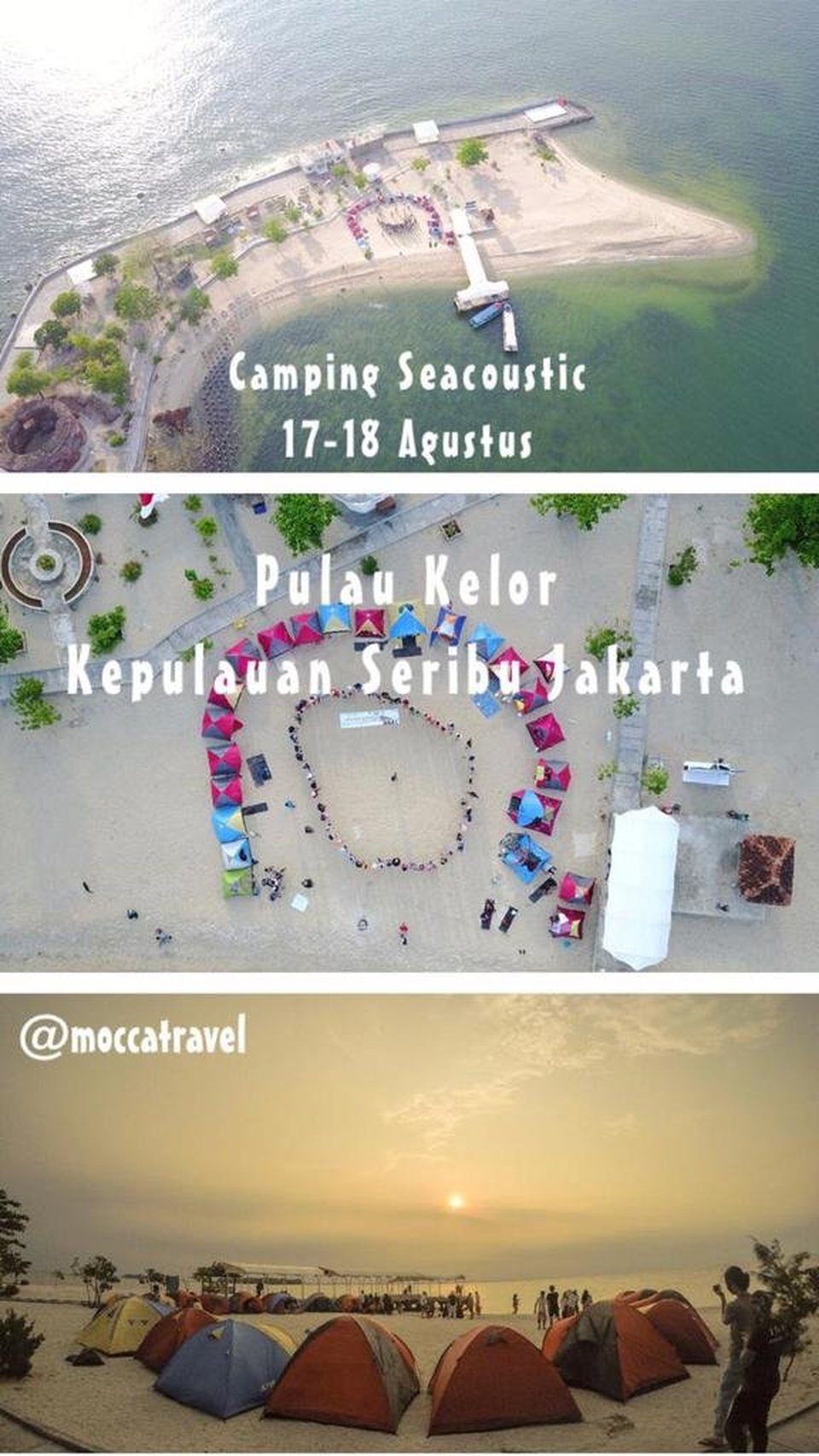 Camping Seacoustic Pulau Kelor 17-18 Agustus 2019