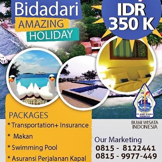 One Day Trip Pulau Bidadari Resort