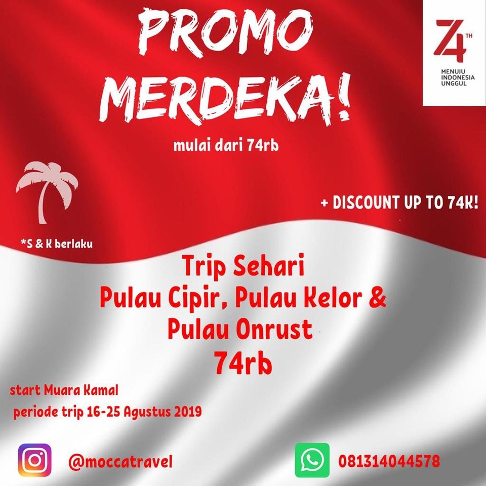 PROMO MERDEKA! EXPLORE 3 PULAU