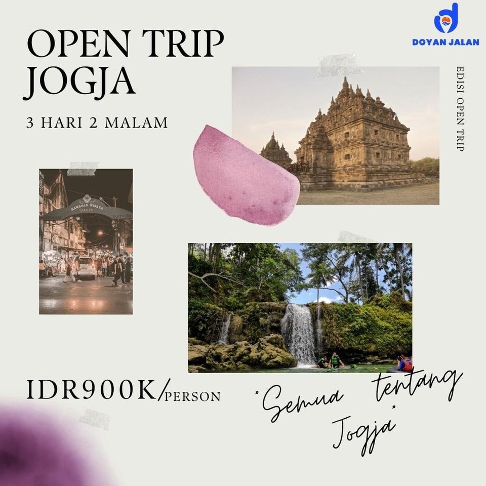 Open Trip Jogja (3 Hari 2 Malam)