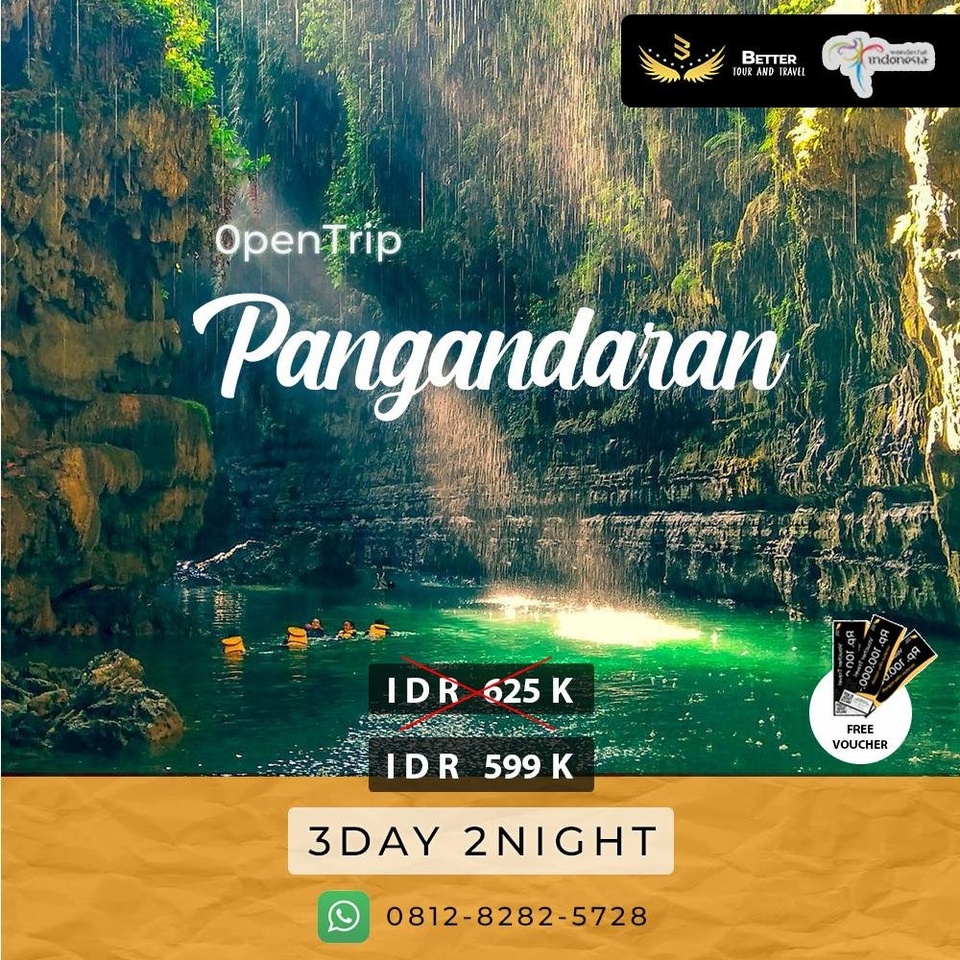 Open Trip Pangandaran 24-26 juni 2022