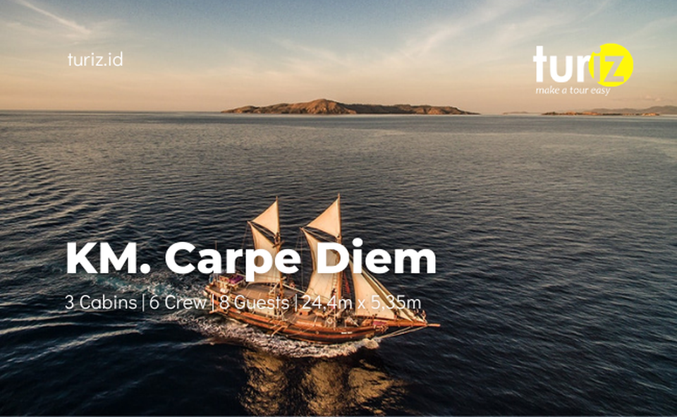 Sewa Kapal Phinisi Carpediem Labuan Bajo, Charter Boat Komodo