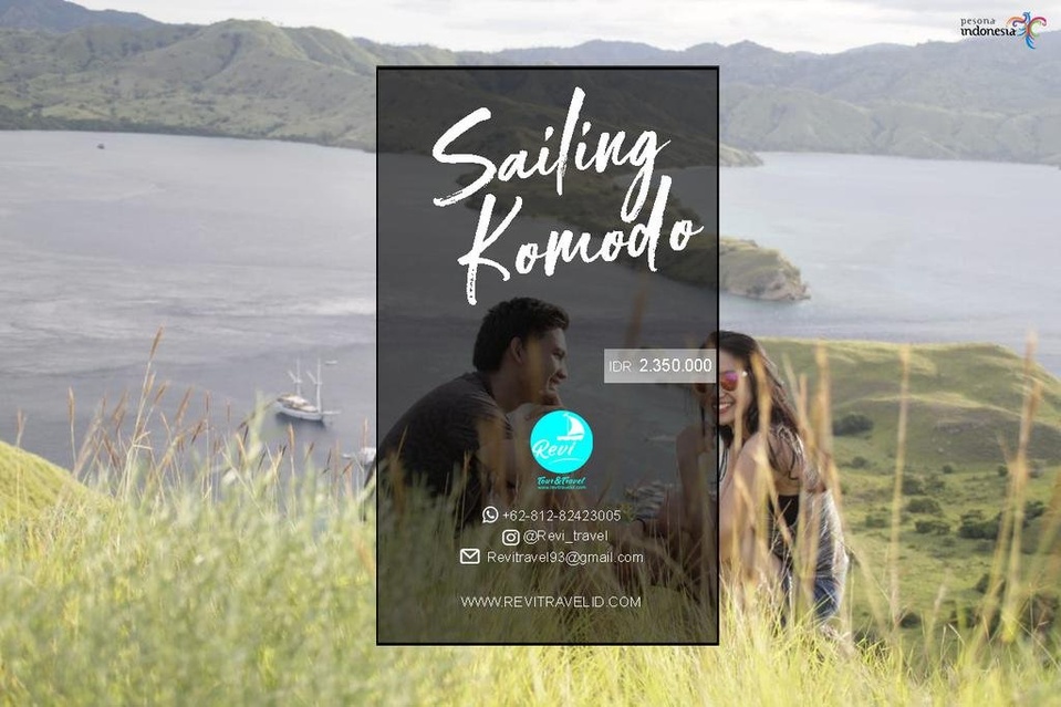 Open Trip Pulau Komodo Sailing Boat 3D 2N
