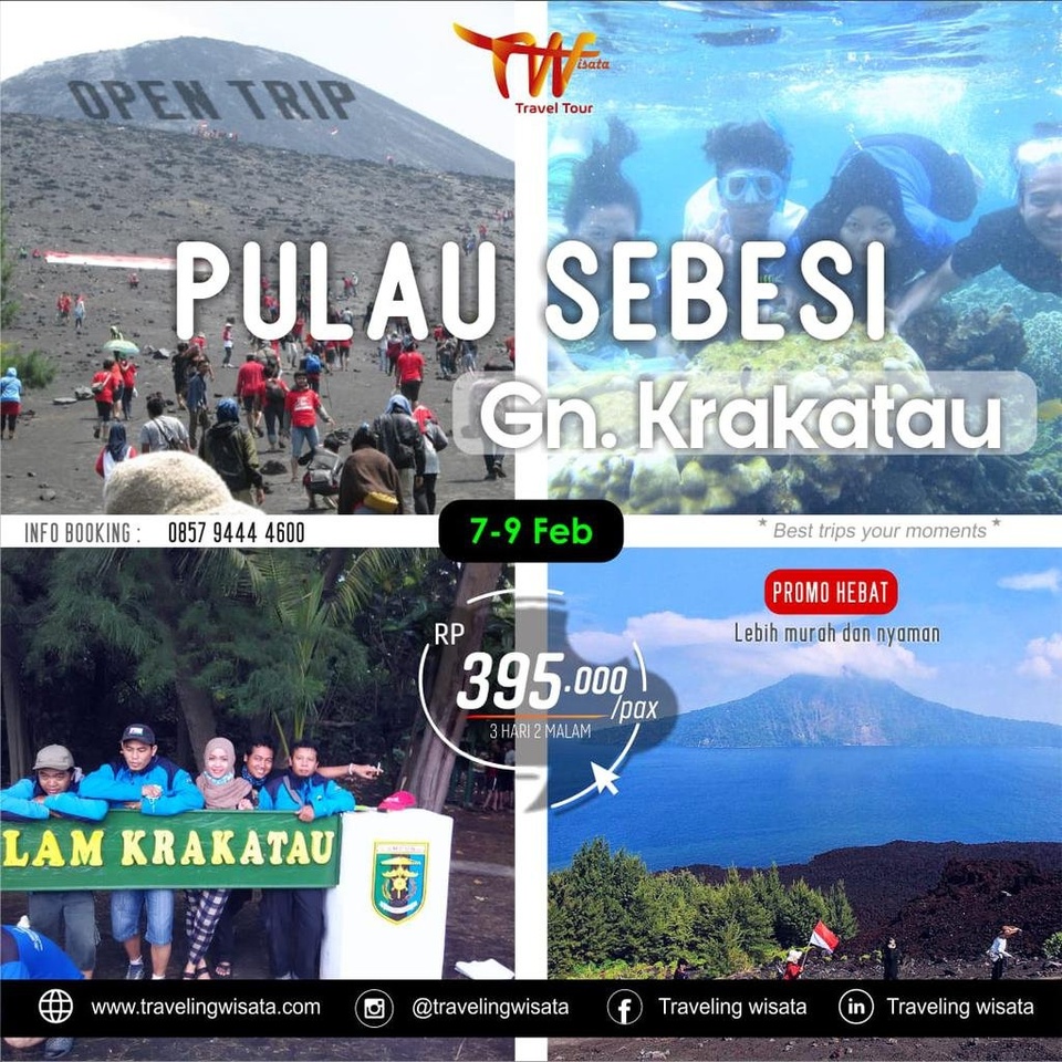 Open Trip Pulau Sebesi Mengenal Anak Gunung Krakatau