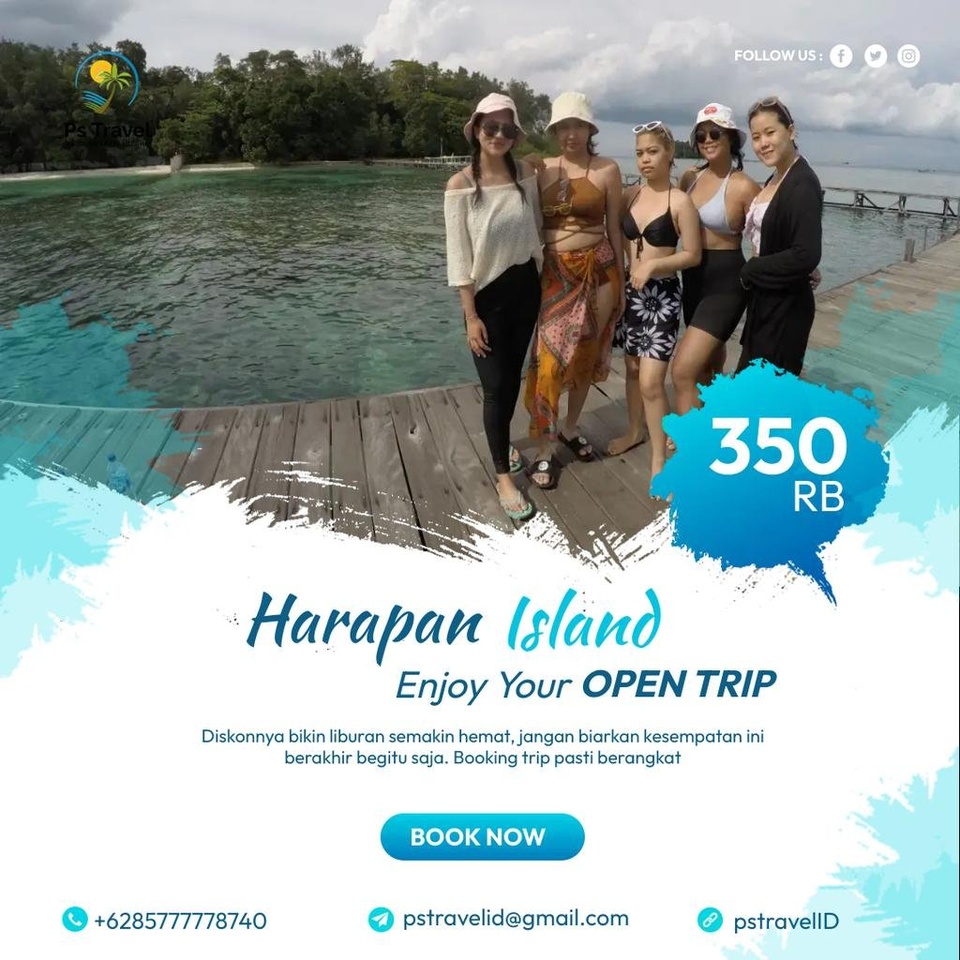 Open Trip Pulau Harpan Spesial Libur Lebaran 2022