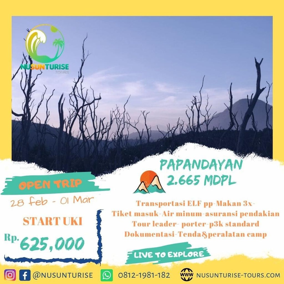 OPEN TRIP GN. PAPANDAYAN | 28 FEB - 01 MAR 2020 | MEPO UKI CAWANG