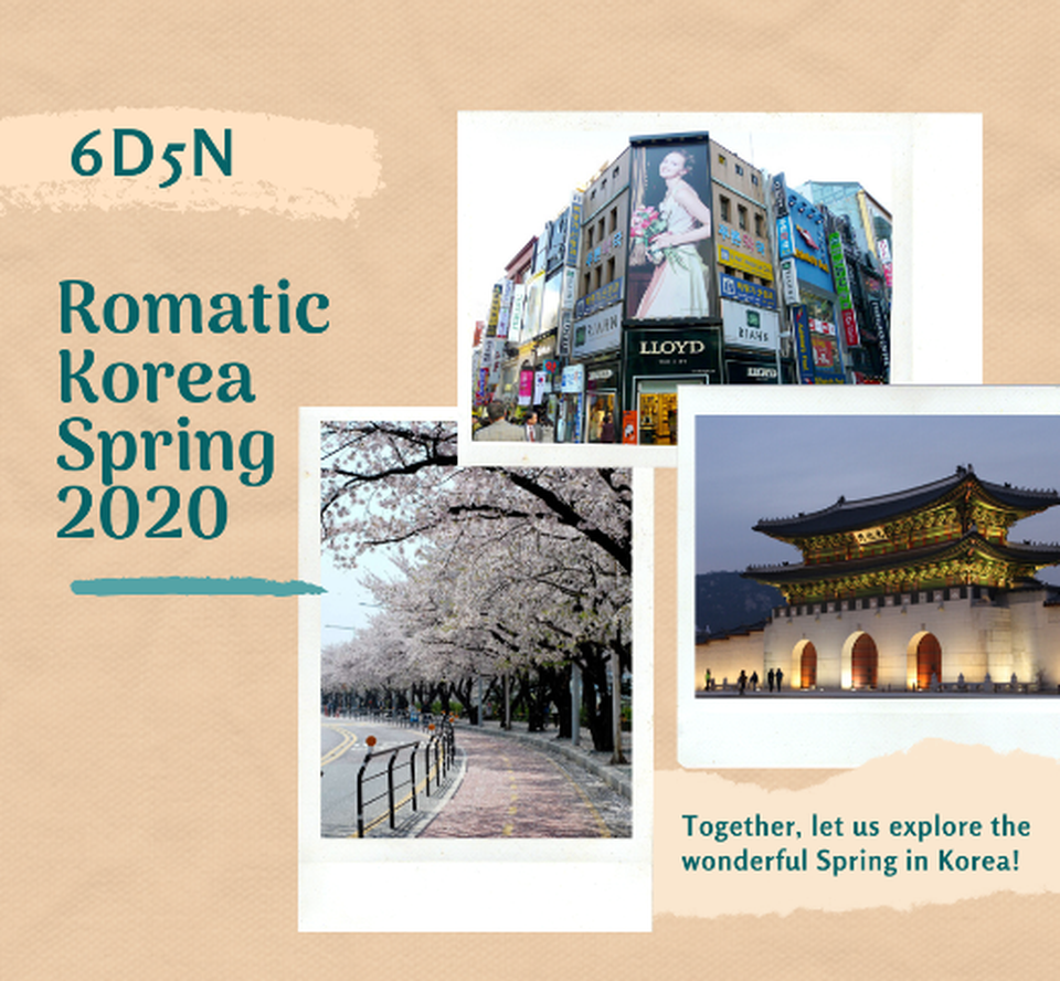 Open Trip Spring Korea - April 2020
