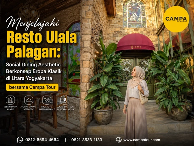 Menjelajahi Resto Ulala Palagan: Social Dining Aesthetic Berkonsep Eropa Klasik di Utara Yogyakarta bersama Campa Tour