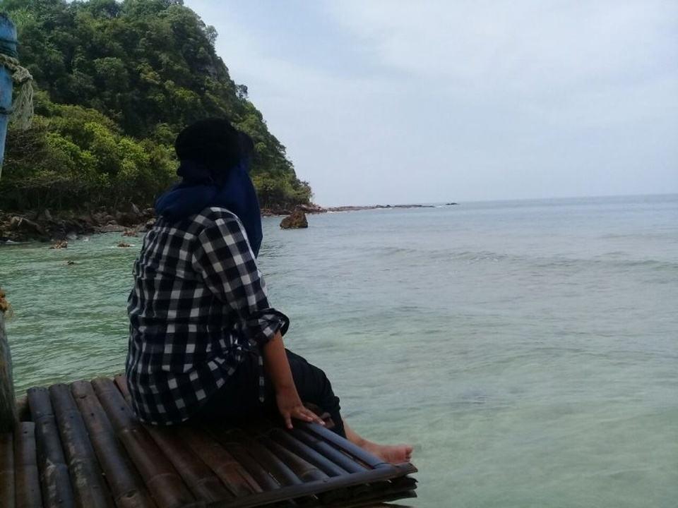 Pergi ke Pantai Tanjung Tua,  Lampung Selatan.