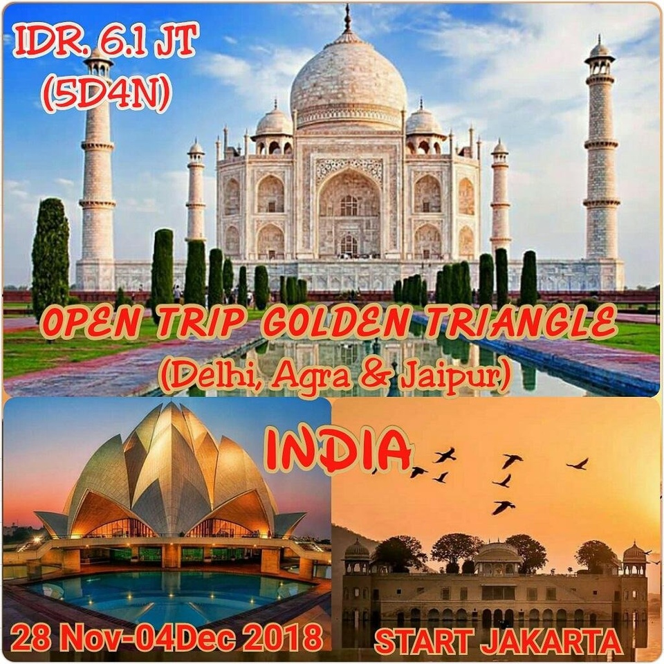 OPEN TRIP INDIA ( GOLDEN TRIANGLE )