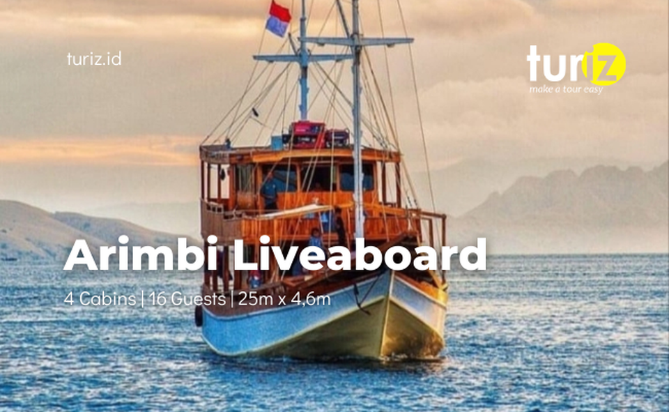 Sewa Kapal Arimbi, Boat Charter Labuan Bajo Komodo