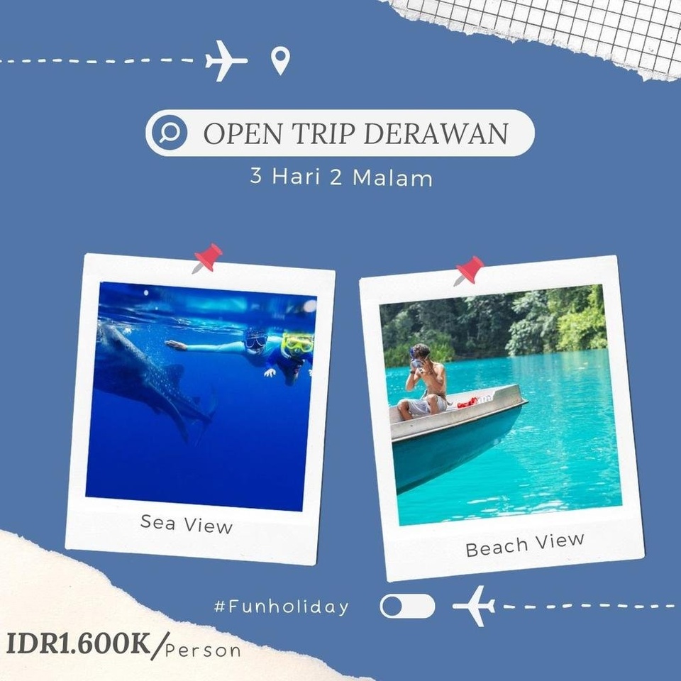 Open Trip Derawan (3 Hari 2 Malam)
