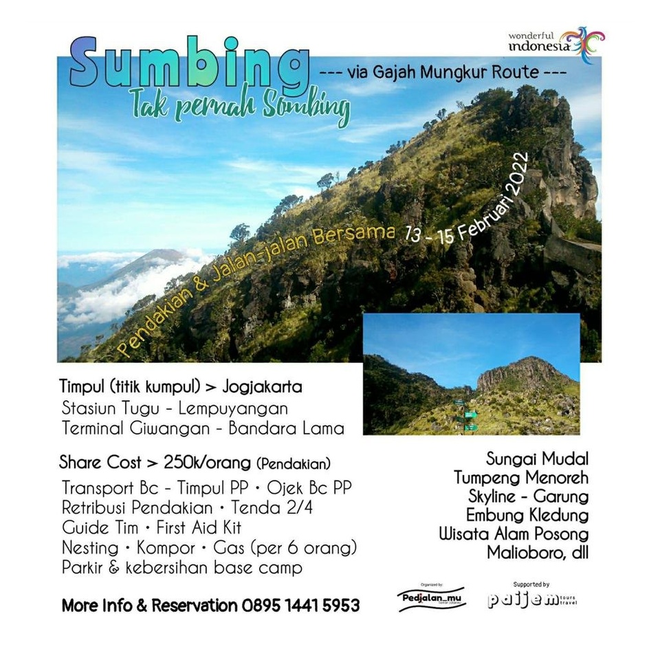 Cari Barengan ke Gunung Sumbing 13-15 Feb
