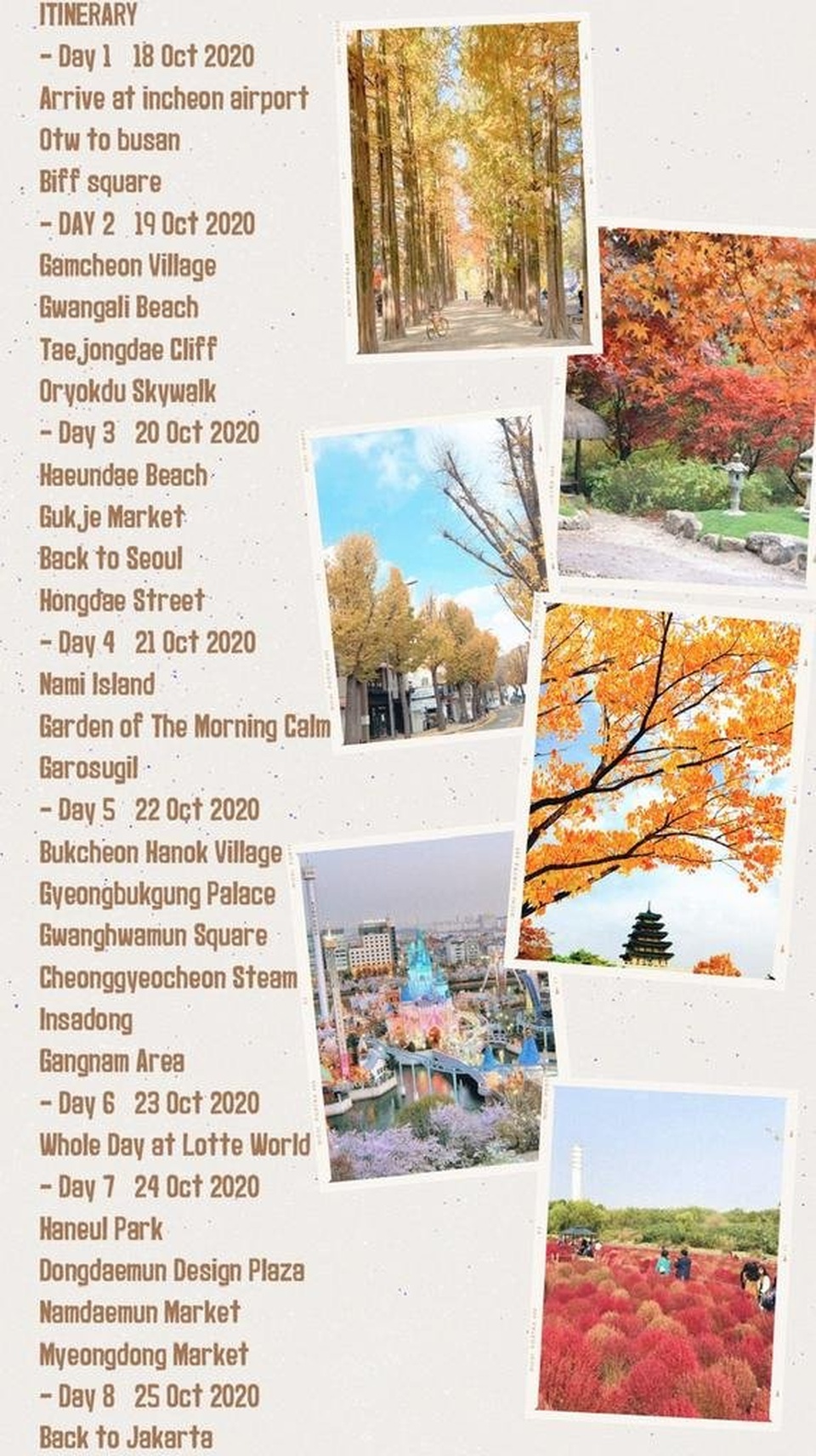 OPEN TRIP AUTUMN IN SEOUL & BUSAN 2020