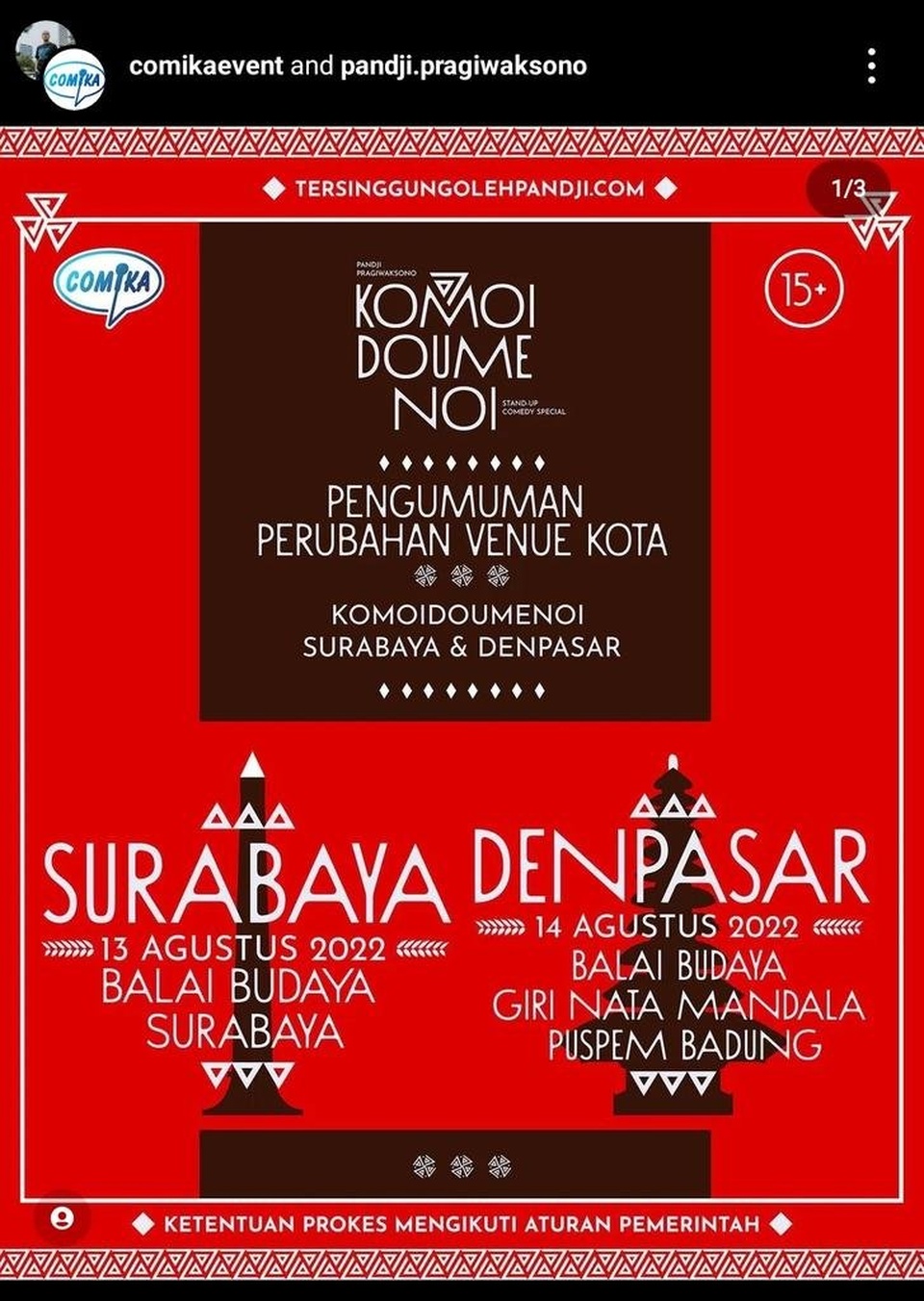 😁 Stand Up Comedy di Bali (temen nonton)