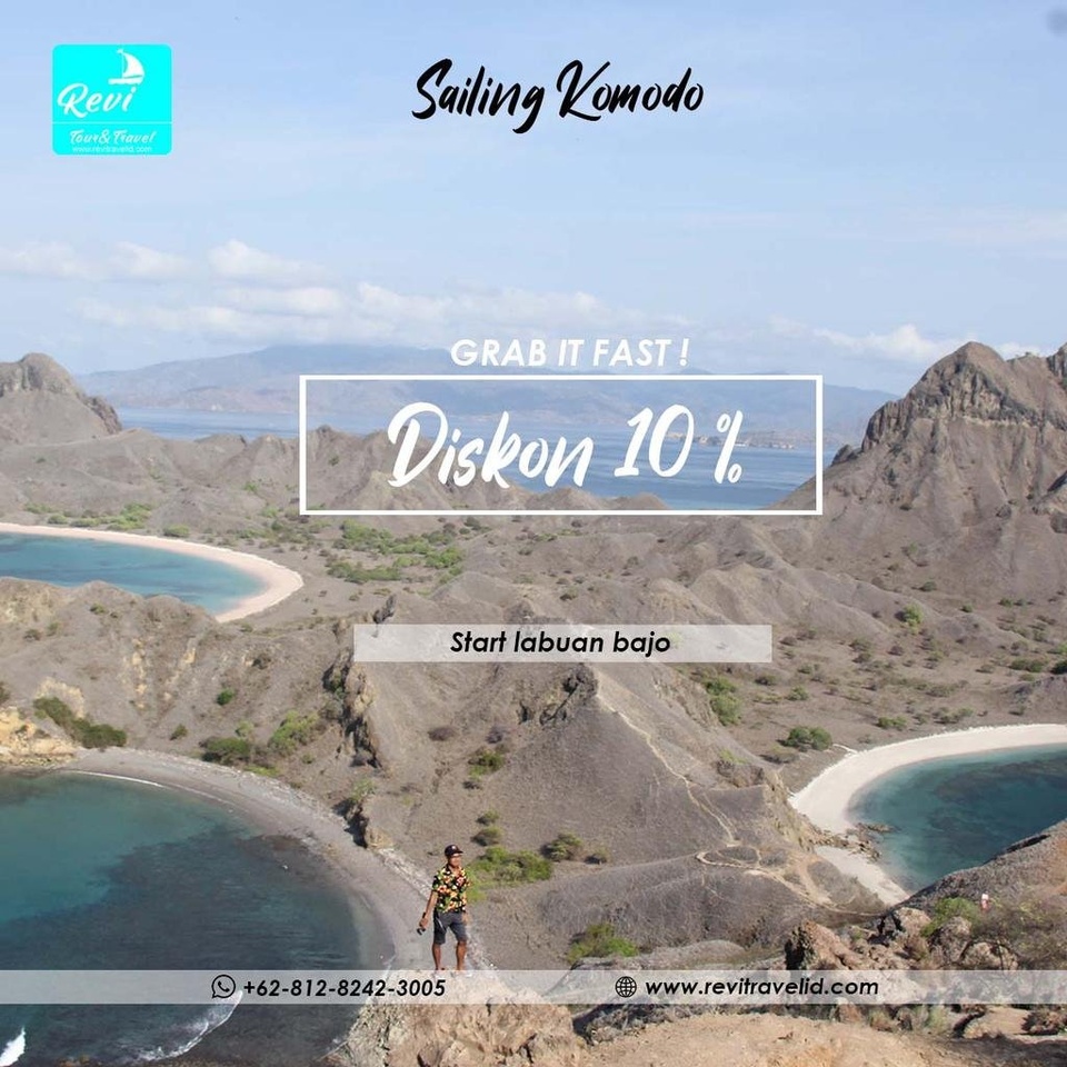 OPEN TRIP / PAKET WISATA / GATHERING Pulau Komodo Sailing Boat 3D 2N