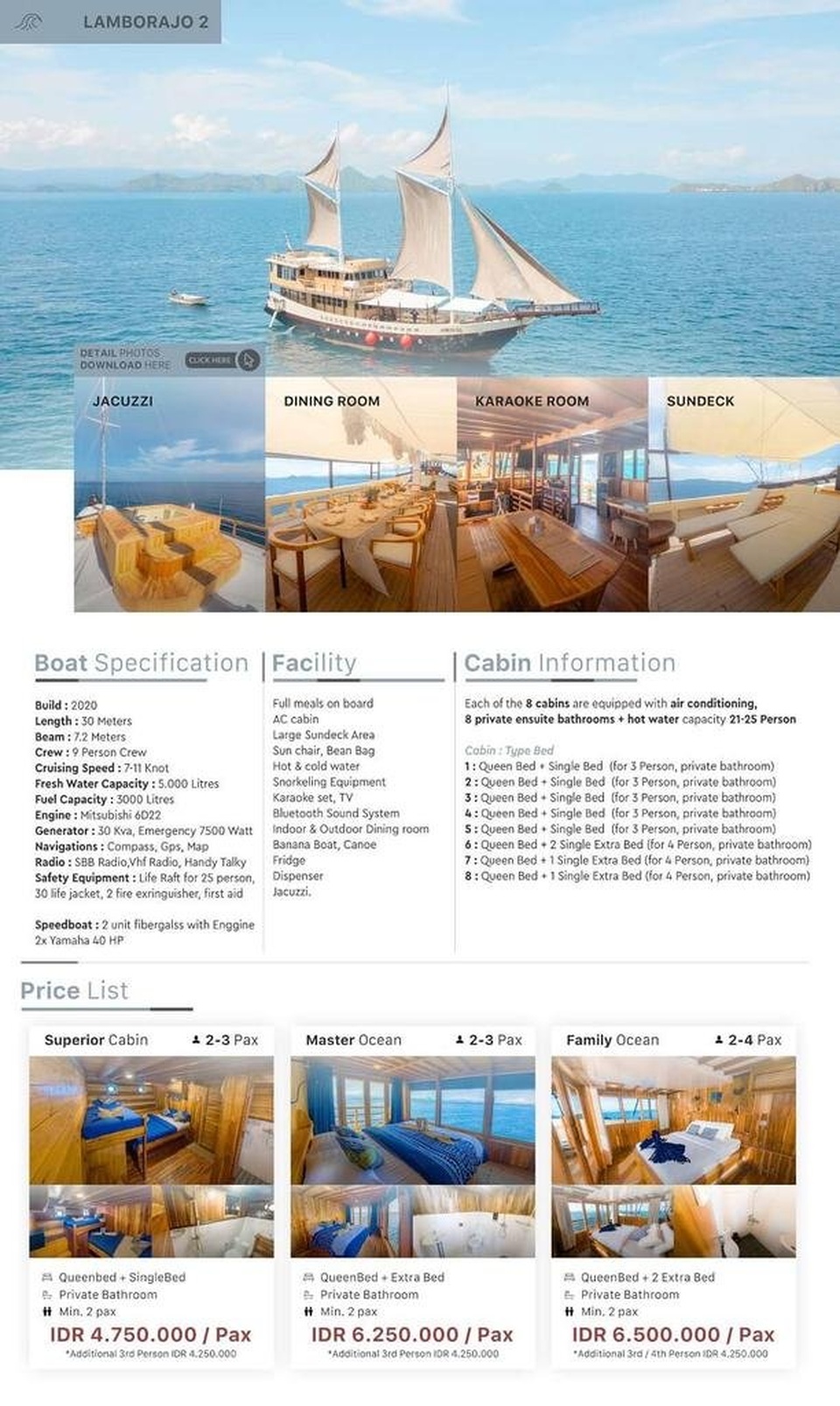 Open Trip Labuan Bajo 3D2N - Lamborajo 2 Luxury Tahun 2023
