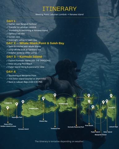 Booking sekarang dan jelajahi keindahan Lombok, Sumbawa, Komodo, dan Flores dengan harga lebih hemat.