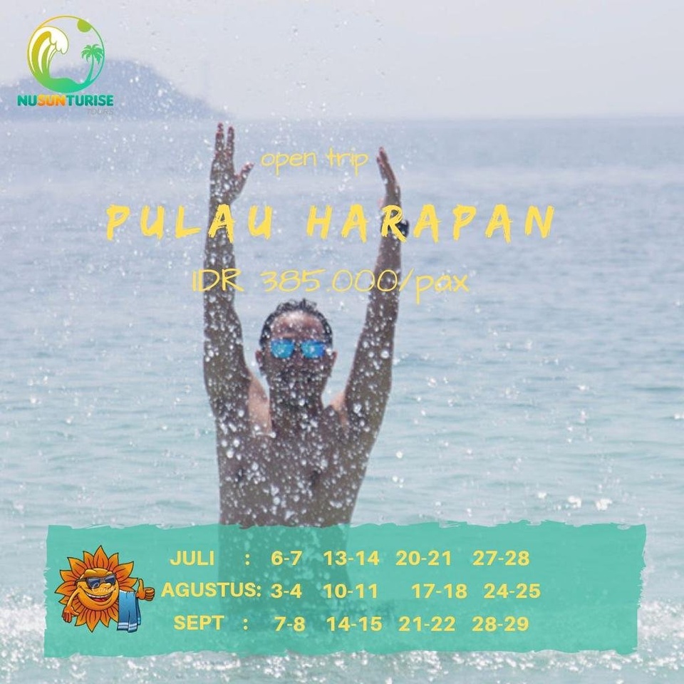 OPEN TRIP P.HARAPAN | EVERY WEEK END TANPA MIN. KUOTA