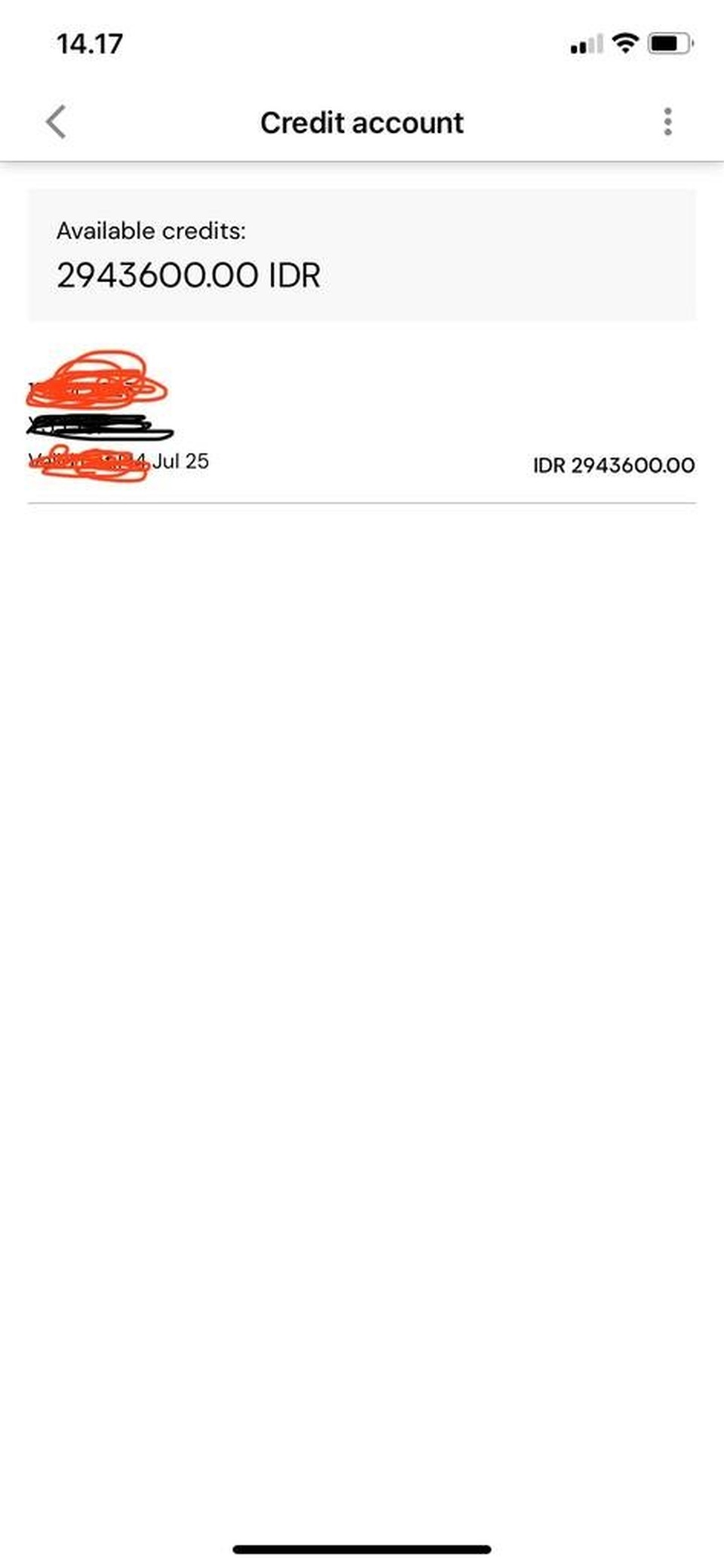 Jual Kredit akun Airsia Air asia