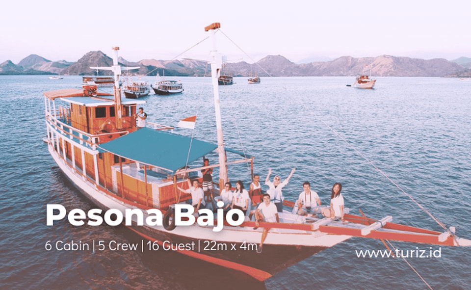 KM. Pesona Bajo | Sewa Kapal Standar AC di Labuan Bajo