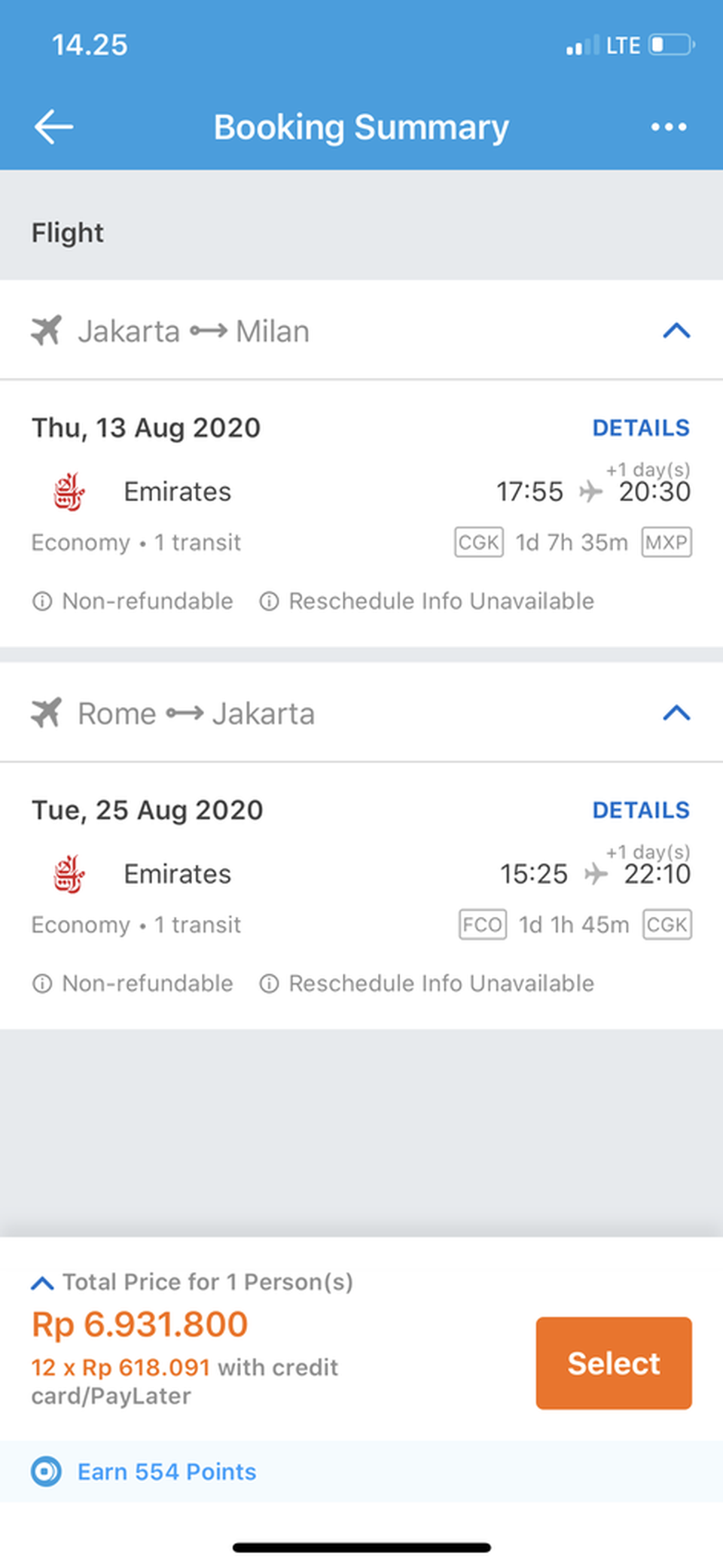 Fix trip Eropa timur april - mei 2020