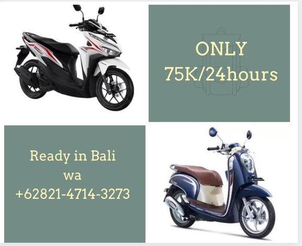 Rental Motor & mobil di Bali Terpercaya